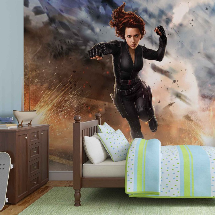 Marvel Avengers Black Widow Wallpaper Mural