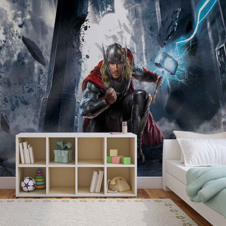 Marvel Avengers Thor Wallpaper Mural