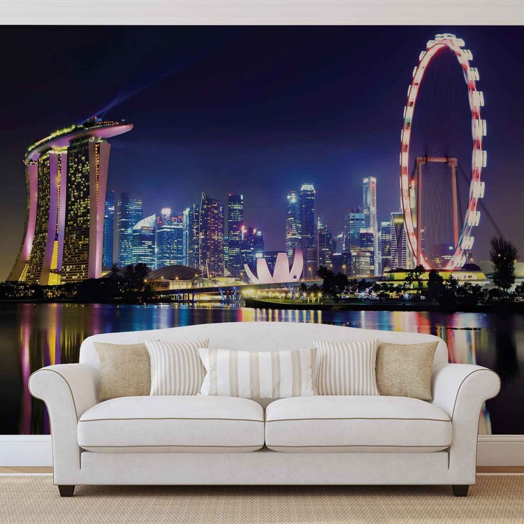 Ταπετσαρία Singapore City Skyline