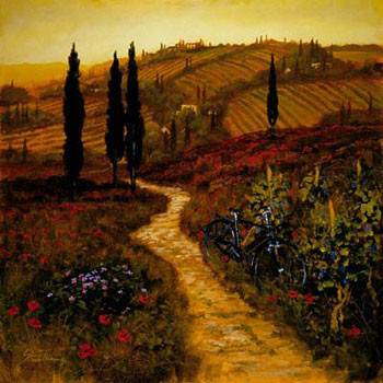 Art Print Down The Lane