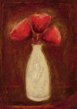 Taidejuliste Red Illusions I