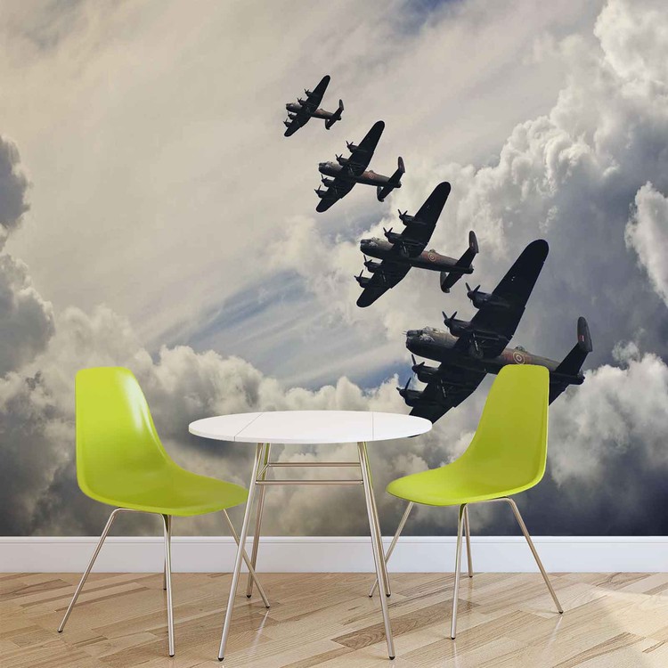 Bomber planes Wallpaper Mural