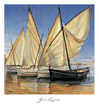 Umetniški tisk White Sails II