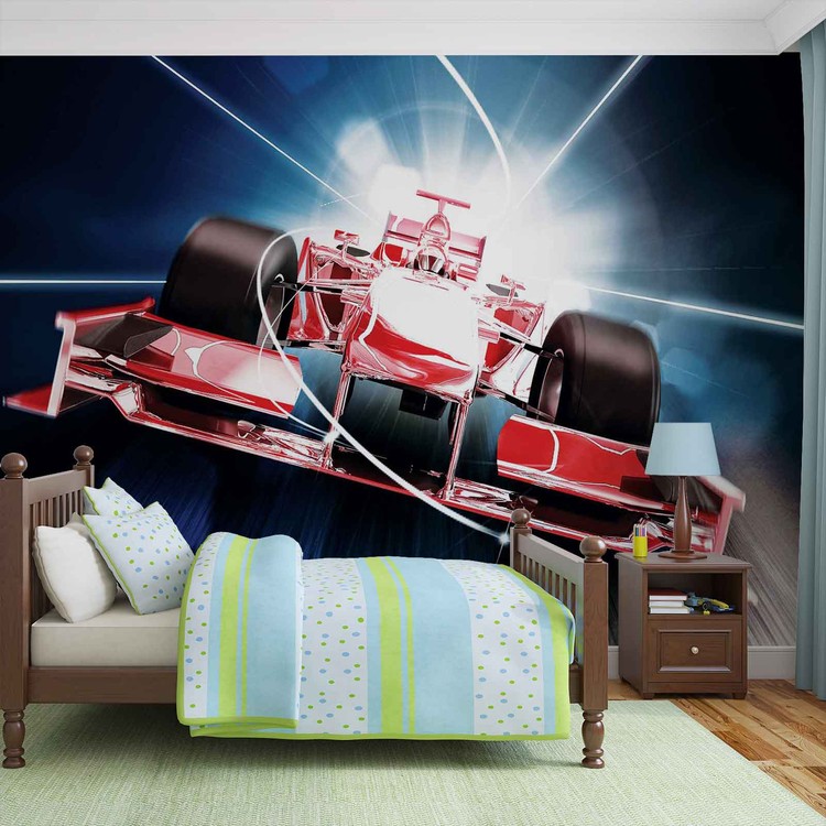 Wall Mural Car Formula 1 Red
