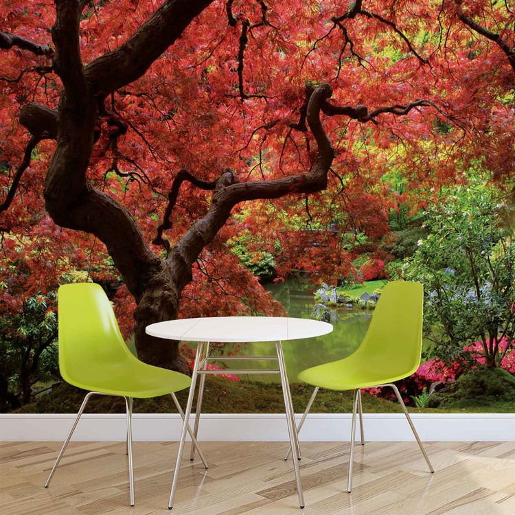 Flowers Forest Nature Wallpaper Mural