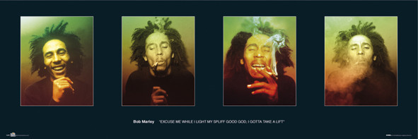 Плакат Bob Marley - faces