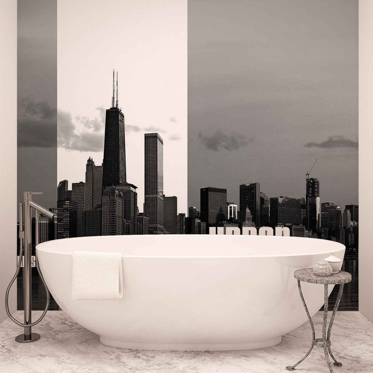 City Skyline Wallpaper Mural