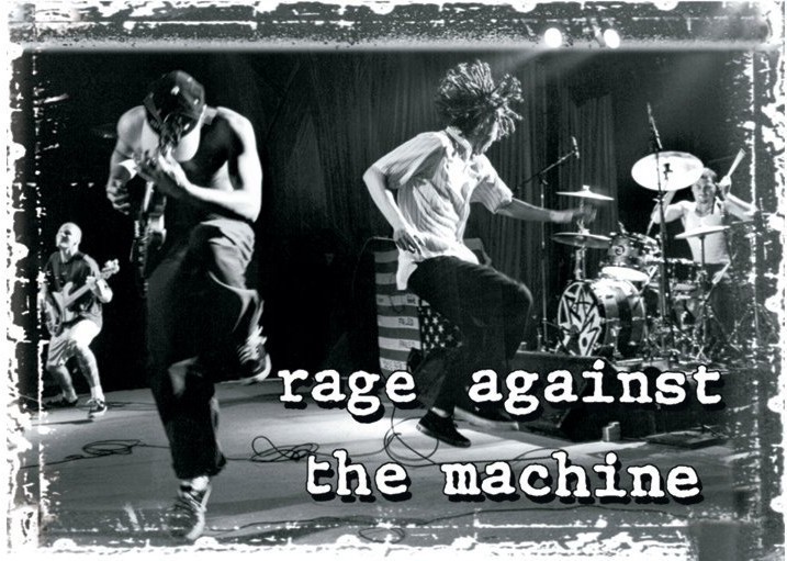 Плакат Rage against the machine - stage