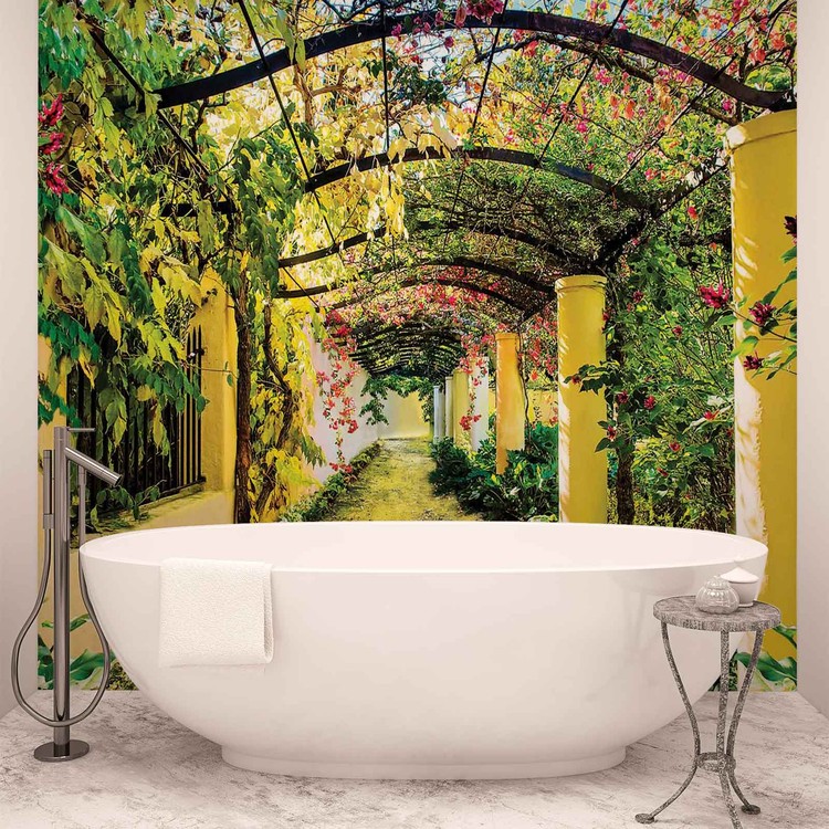 Ταπετσαρία Flowers Floral Garden