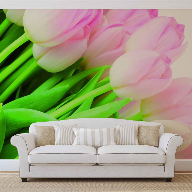 Wall Mural Flowers Tulips Nature