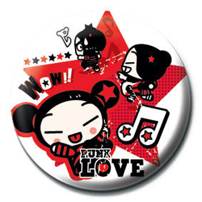 Badge PUCCA - red star
