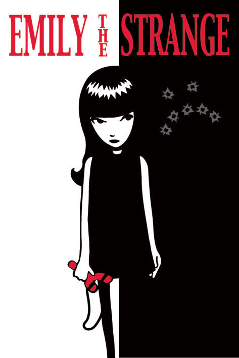 Плакат Emily the strange - strange face