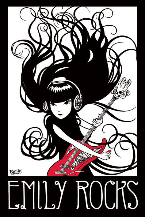 Плакат Emily the strange - emily rocks