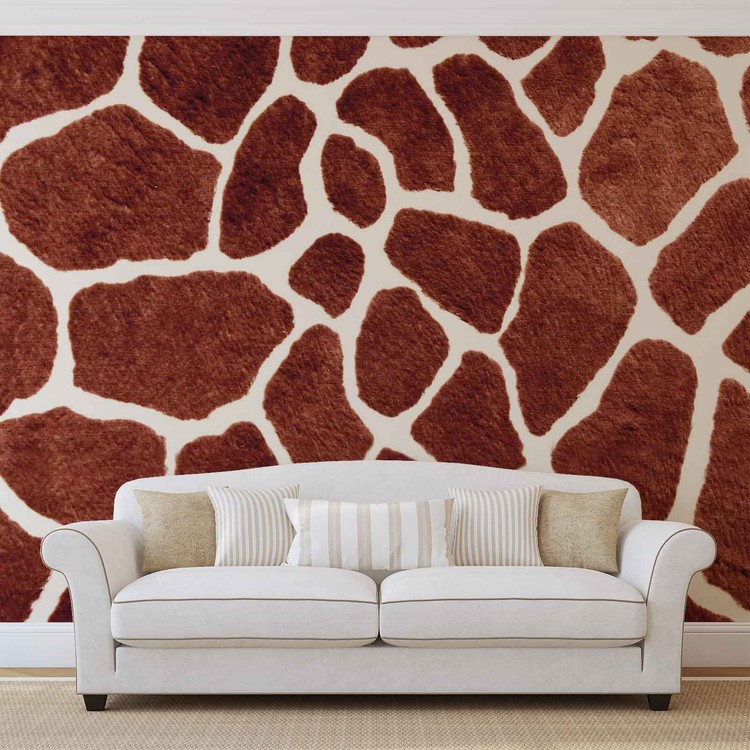Wall Mural Giraffe Abstract