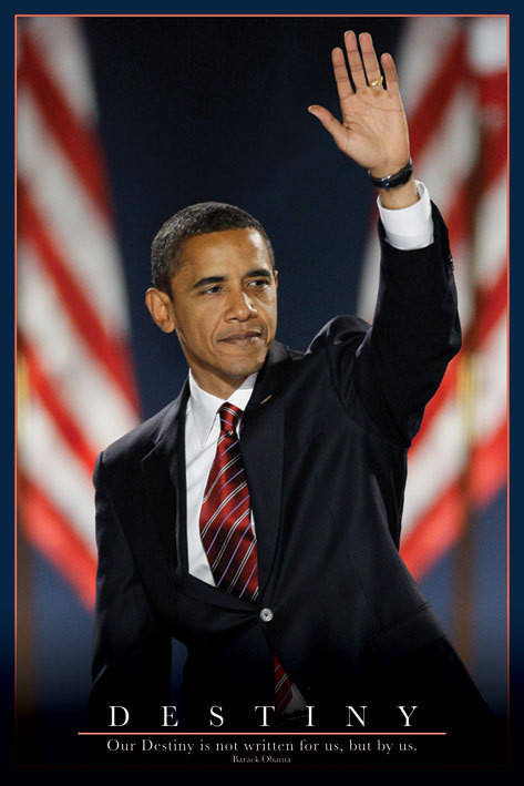 Poster Barack Obama - osud
