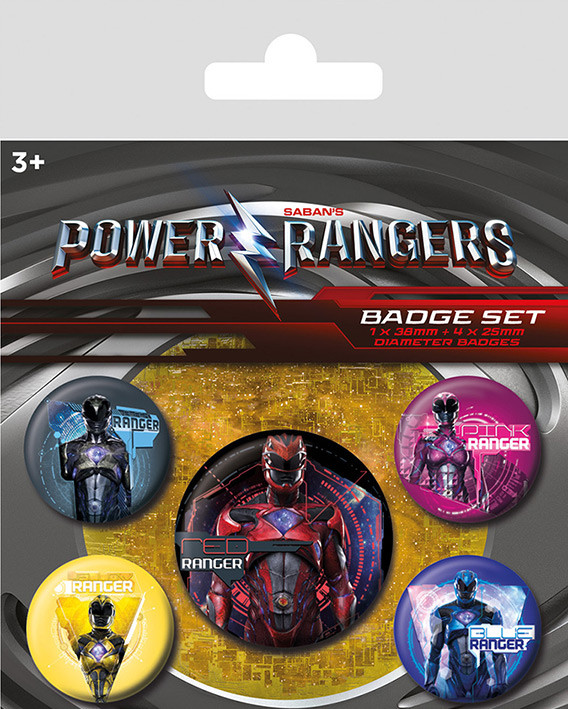 Badge set Power Rangers - Rangers