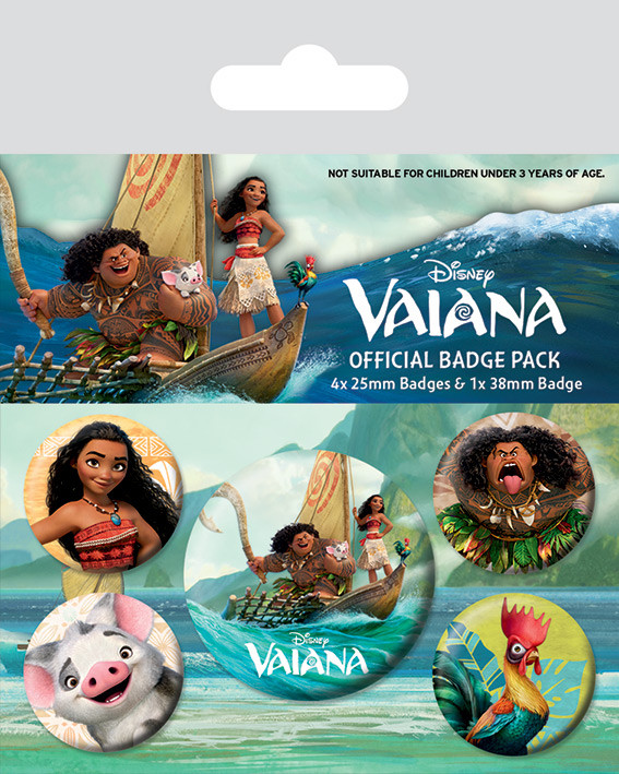 Badge set Vaiana - Characters