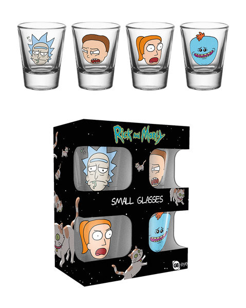 Glass Rick and Morty - Faces