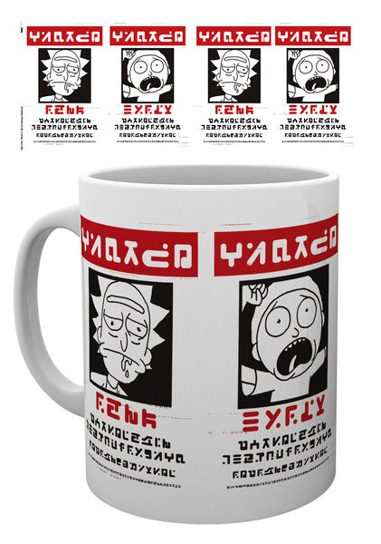 Mug Rick And Morty - Wanted