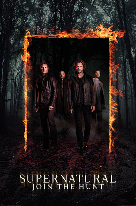 Poster Supernatural Burning Gate Wall Art 3+1 FREE Europosters