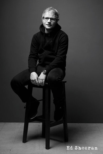 Плакат Ed Sheeran - Black and White