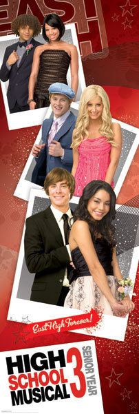 Плакат HIGH SCHOOL MUSICAL 3 - promo photos