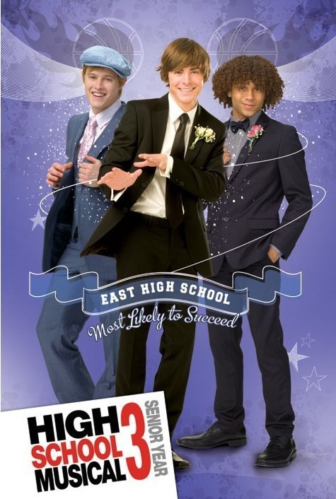 Плакат HIGH SCHOOL MUSICAL 3 - boys