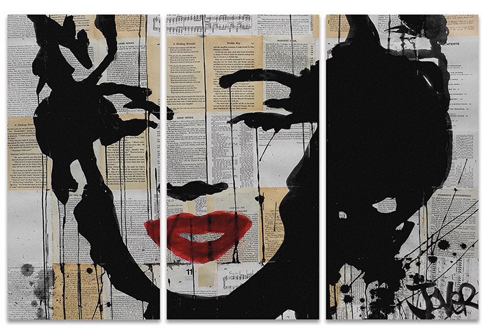 Принти на полотні Loui Jover - Marilyn