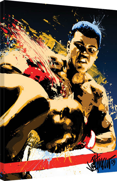 Принти на полотні Muhammad Ali - Stung - Petruccio