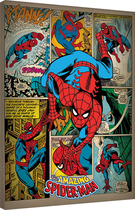 Canvas-taulu Spider-Man - Retro