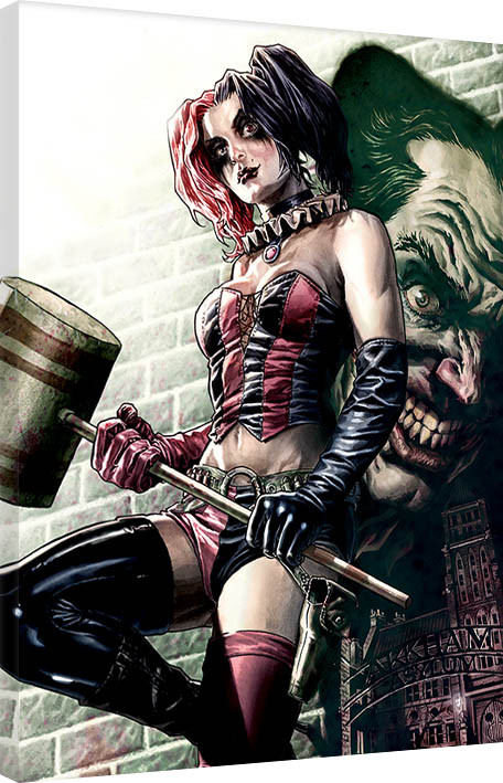 Принти на полотні Batman - Harley Quinn Pose