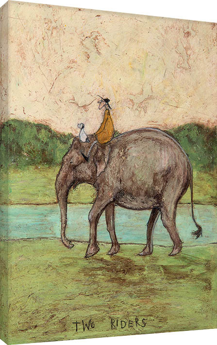 Quadro em tela Sam Toft - Two Riders