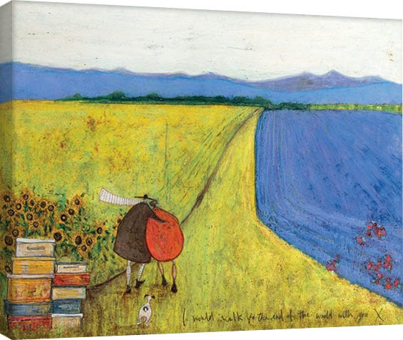 Принти на полотні Sam Toft - I Would Walk To The End Of The World With You