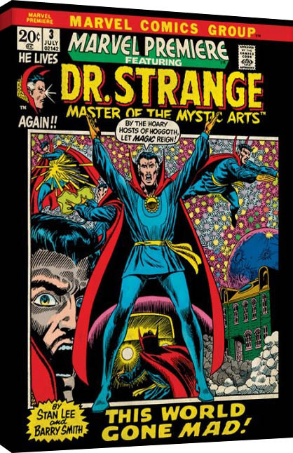 Принти на полотні Marvel Comics - Dr Strange - World Gone Mad