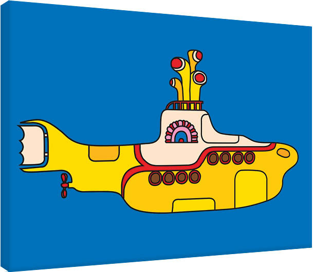 Εκτύπωση καμβά The Beatles - Yellow Submarine Bold