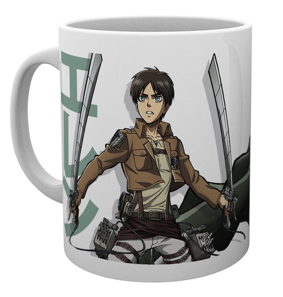 Skodelica Attack On Titan - Eren Duo
