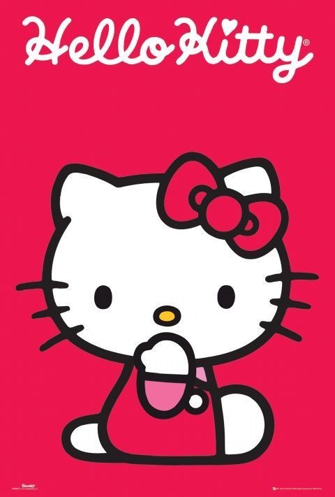 Poster Hello Kitty - classic | Wall Art | 3+1 FREE | Europosters