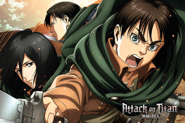 Плакат Attack on Titan (Shingeki no kyojin) - Scouts