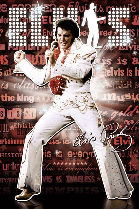 Poster Elvis Presley - vegas