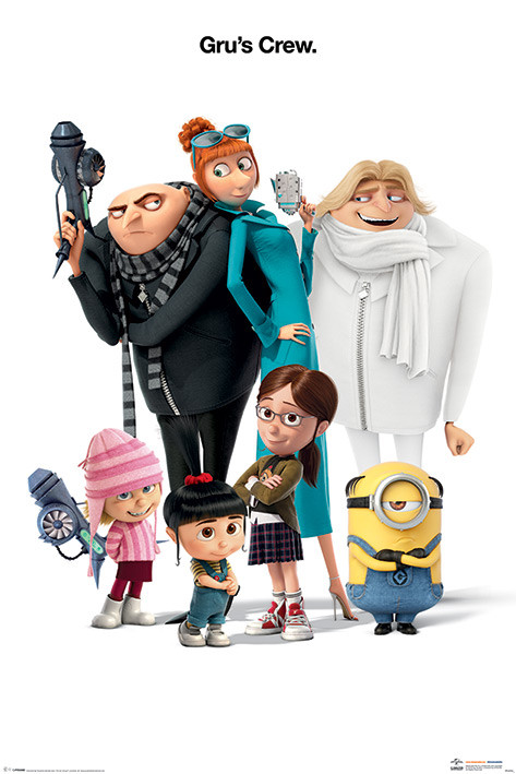 Плакат Despicable Me (Dumma mej) 3 - Gru's Crew