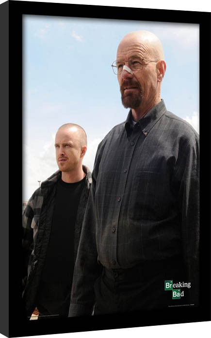 Framed poster BREAKING BAD - walter & jesse