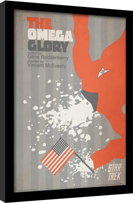 Framed poster Star Trek - The Omega Glory