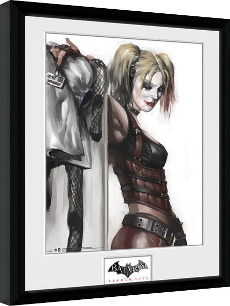 Κορνιζαρισμένη αφίσα Batman: Arkham City - Harley Quinn