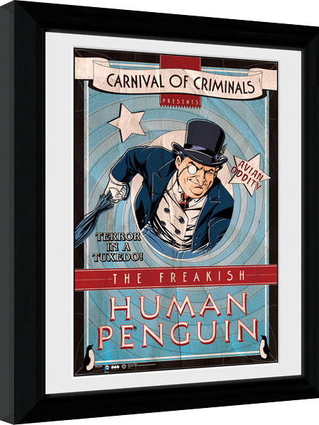 Uokvireni poster Batman Comic - Circus Human Penguin