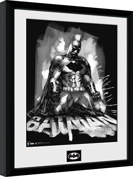 Рамкиран плакат Batman Comic - Paint
