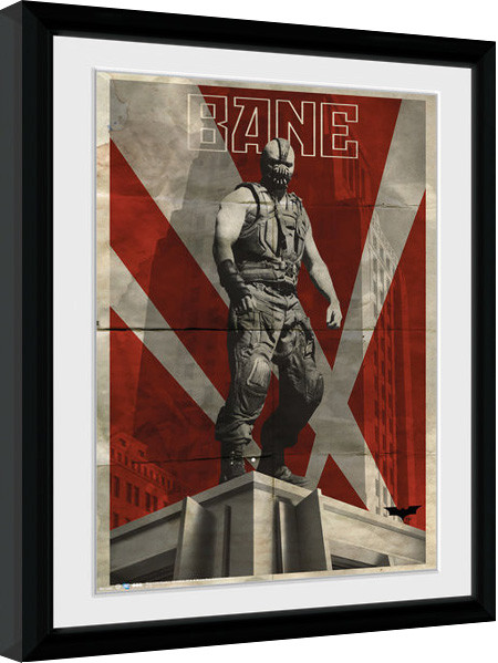 Poster emoldurado Batman:The Dark Knight Rises - Bane