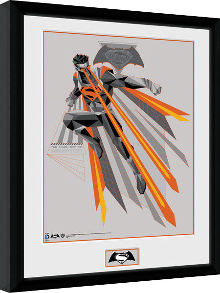 Framed Poster Batman Vs Superman - Eyes