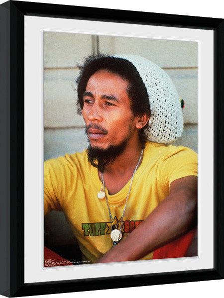 Poster emoldurado Bob Marley - Yellow