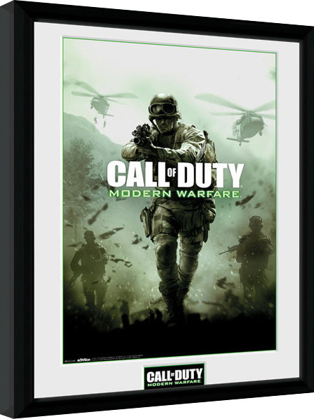 Κορνιζαρισμένη αφίσα Call of Duty Modern Warfare - Key Art