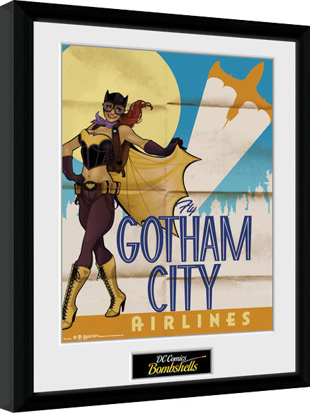 Poster emoldurado DC Comics - Batgirl Bombshells